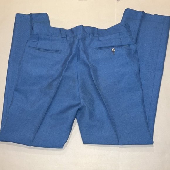 Toscani Man Blue suit pants size 38 - Picture 6 of 10